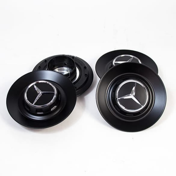 AMG hub caps cover forged wheel Mercedes-Benz GLE 167 black matte