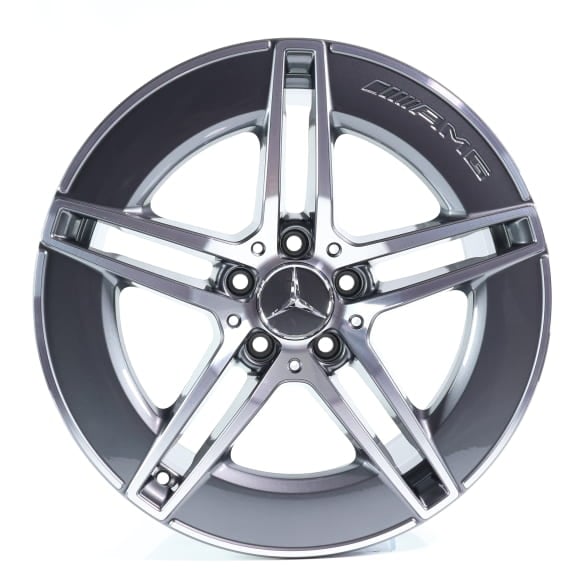 AMG 18-inch wheels CLE C236 Coupe grey 5-double-spokes Genuine Mercedes-AMG