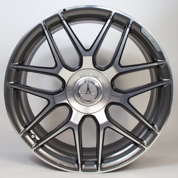 AMG 20 inch forged wheels S-Class Convertible A217 cross spokes grey Genuine Mercedes-AMG