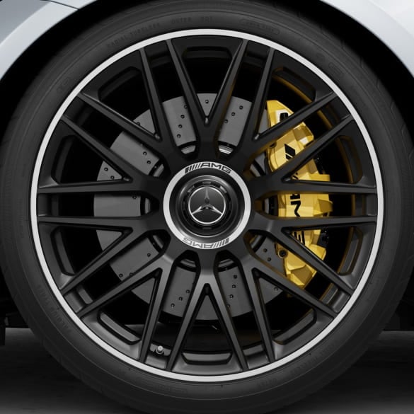 AMG 21 inch forged wheels AMG GT C192 10-double-spokes black matte Genuine Mercedes-AMG