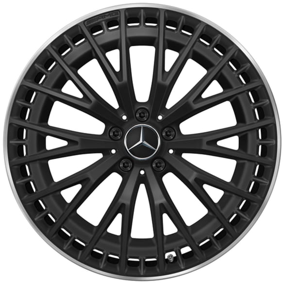 AMG 21-inch multi-spoke wheel set GLC X254 SUV black matt multi-spoke original Mercedes-AMG
