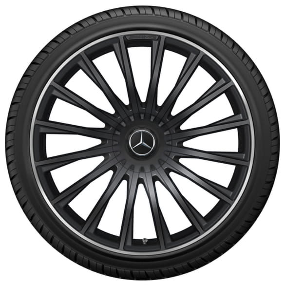 AMG 21 inch wheels S-Klasse S63 AMG V223 matte black multi-spoke | A2234012600/2500 7X71
