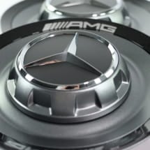 AMG wheel hub cover Forged rims Hub cover himalaya grey Genuine Mercedes-AMG | A0004005800 7258-B