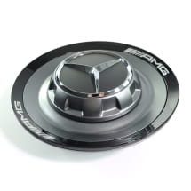 AMG wheel hub cover Forged rims Hub cover himalaya grey Genuine Mercedes-AMG | A0004005800 7258-B