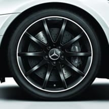 AMG light-alloy wheels 10-spoke design of the SLK 55 AMG Mercedes-Benz SLK R172 18 inches | B66031525/26