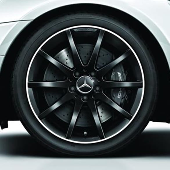 AMG 18-inch wheels 10-spoke black matt SLK/SLC R172 Original Mercedes-Benz