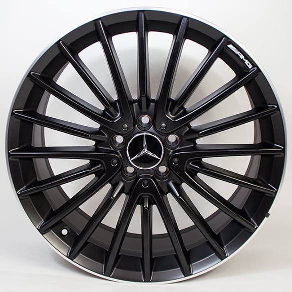 AMG 20 inch wheel set multi-spoke wheel / black GLA X156 original Mercedes-Benz