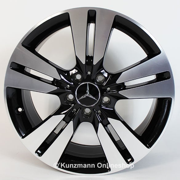 Genuine Mercedes-Benz B-Class W246 | rim set 18 inch | black | A24640104027X23-B
