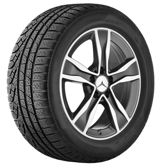 snow wheels 17 inch C-Class W205 genuine Mercedes-Benz with TPS runflat