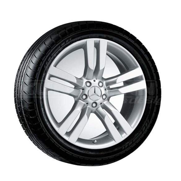 Mercedes-Benz light-alloy wheels in a 5-double-spoke-design Mercedes-Benz GLK-Class X204