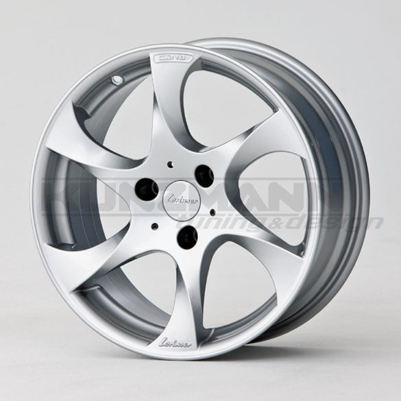 Lorinser Speedy 4 light-alloy wheels in the dimension 17" (inch) silver smart fortwo 450