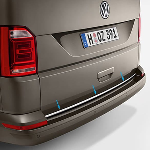 Rear protection strip tailgate chrome look VW T6.1 Genuine Volkswagen