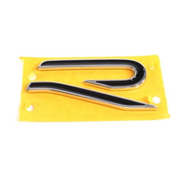 R-logo emblem radiator grille Tiguan 3 CT1 black chrome Genuine Volkswagen