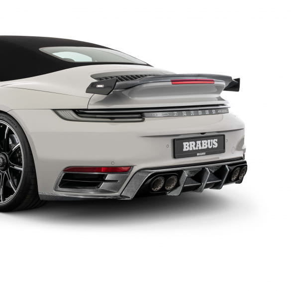 BRABUS rear diffusor Porsche 911 Turbo S carbon matte