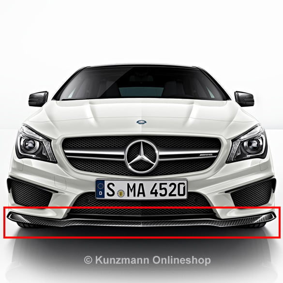 CLA 45 AMG spoiler lip carbon-package Genuine Mercedes-Benz