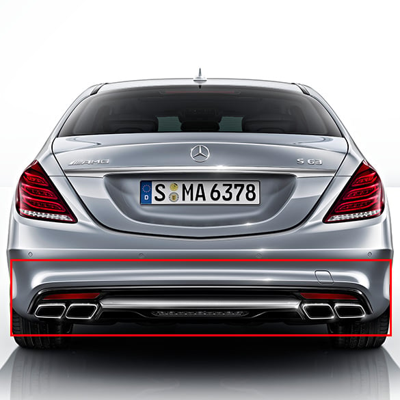 AMG Diffuser Exhaust S-Class W222 retrofit package genuine Mercedes-Benz