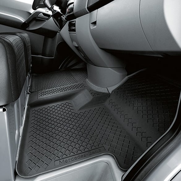 All-season rubber floor mats Mercedes Sprinter C906 without H00 genuine Mercedes-Benz | B66570012