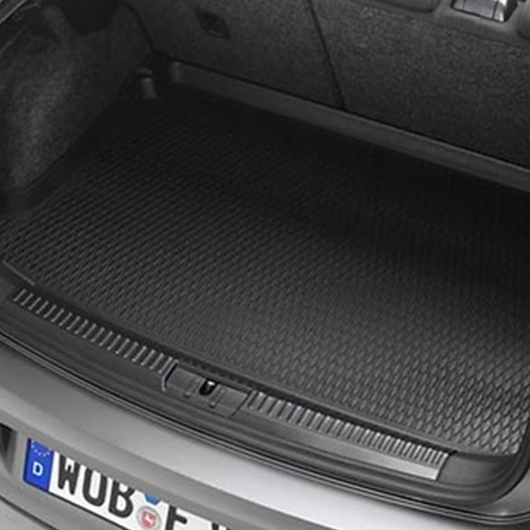 Genuine Volkswagen luggage space tub black Polo V VI 6R elevated load floor | 6R0061160A