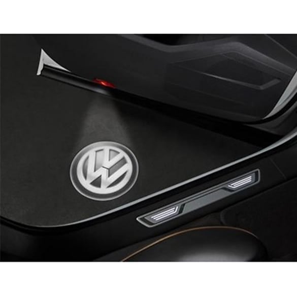 LED Logoleuchte Projektor VW Logo Einstiegsbeleuchtung Original Volkswagen