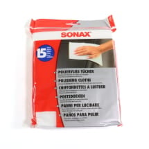 SONAX Poliertuch Poliervlies Tücher 15 Stück 20x25cm 04222000 | 04222000