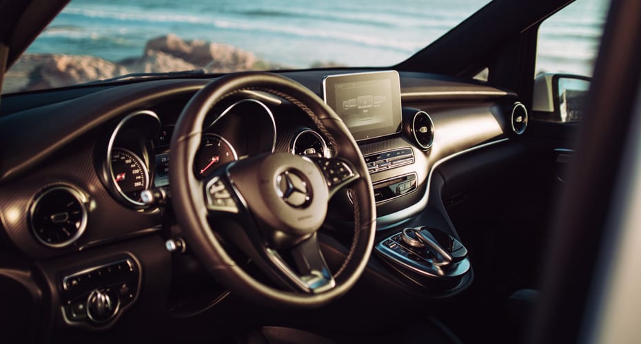Cockpit der Mercedes-Benz V-Klasse 
