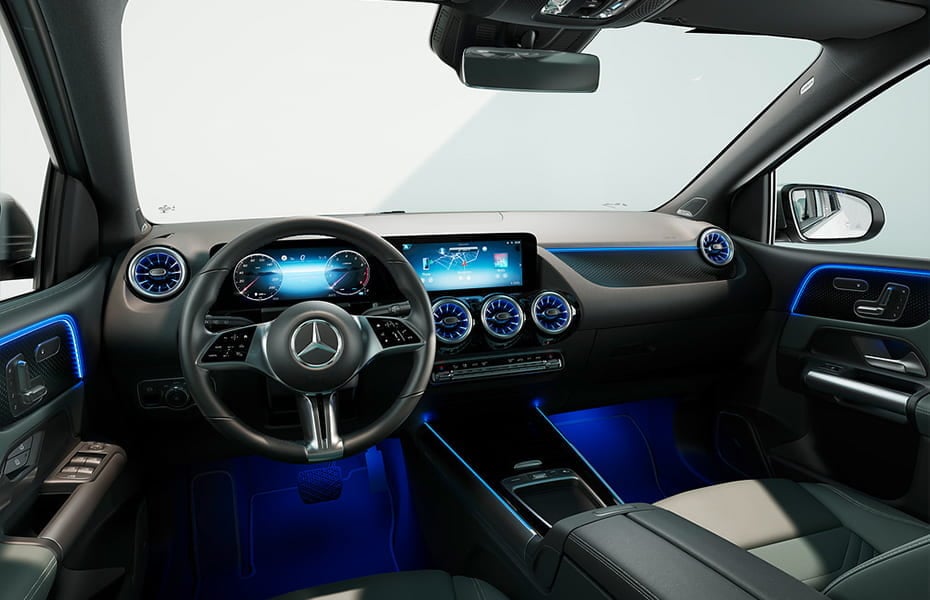 Cockpit der Mercedes-Benz B-Klasse
