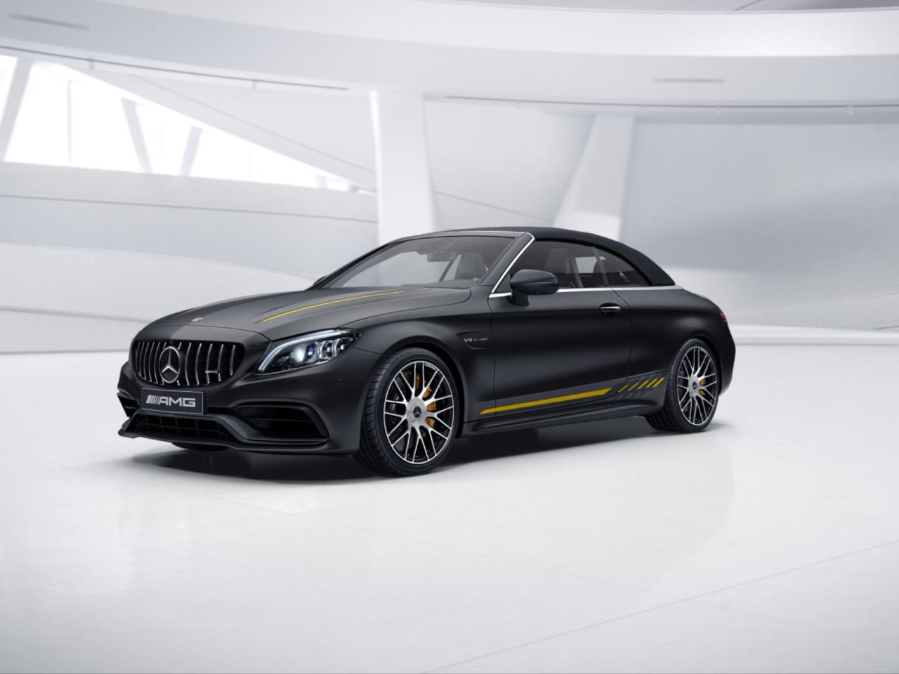 Mercedes-Benz C-Klasse C 63 AMG S Cabrio Cabrio / Roadster MANUFAKTUR magno graphitgrau magno