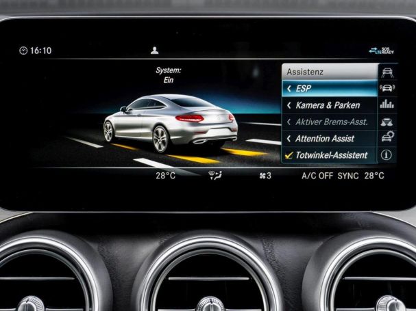 Mercedes-Benz C 200 Coupé AMG Panorama Distronic Kamera