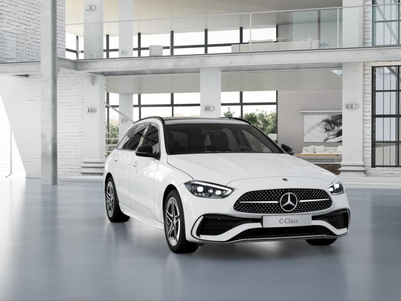 Mercedes-Benz C 200 T AMG Night Distronic Panorama 360° Memory