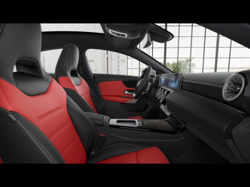 Mercedes-Benz CLA 250 4M Coupé AMG Panorama Leder rot-schwarz