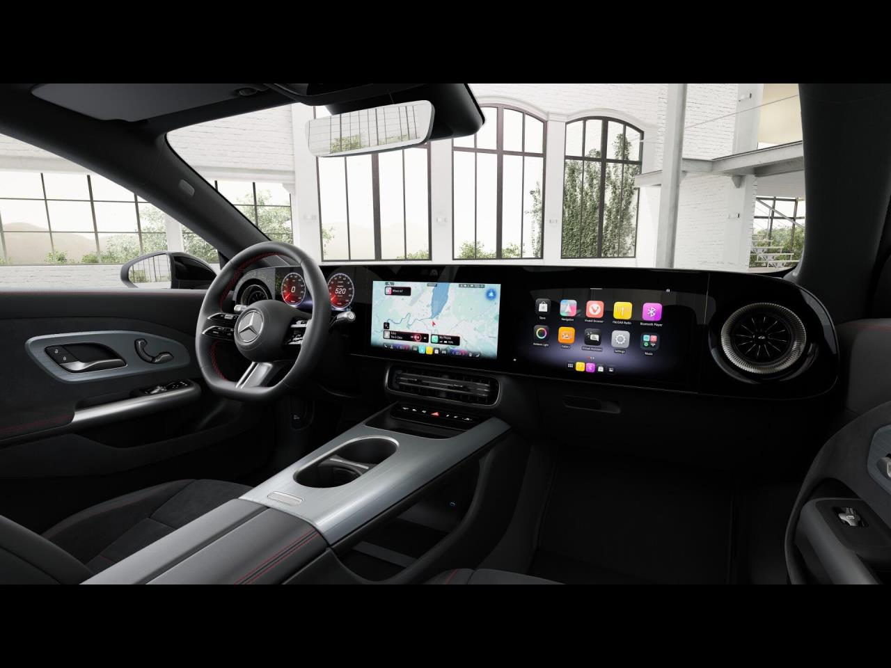 Mercedes-Benz CLA 250+ mit EQ Technologie AMG Night Panorama