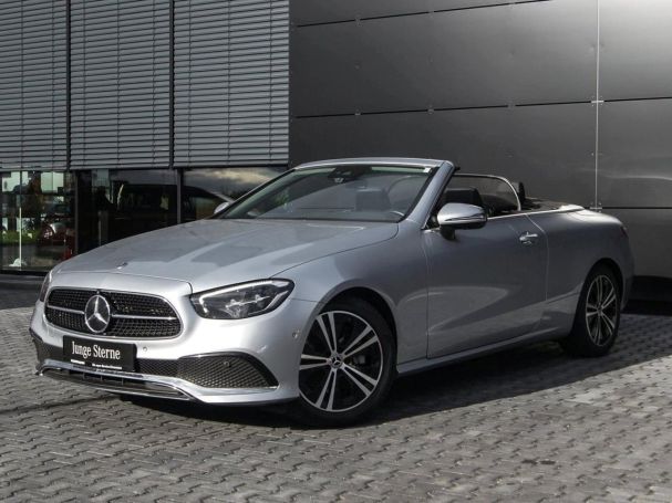Mercedes-Benz E 220 d Cabrio Avantgarde MBUXNavi Verdeck blau