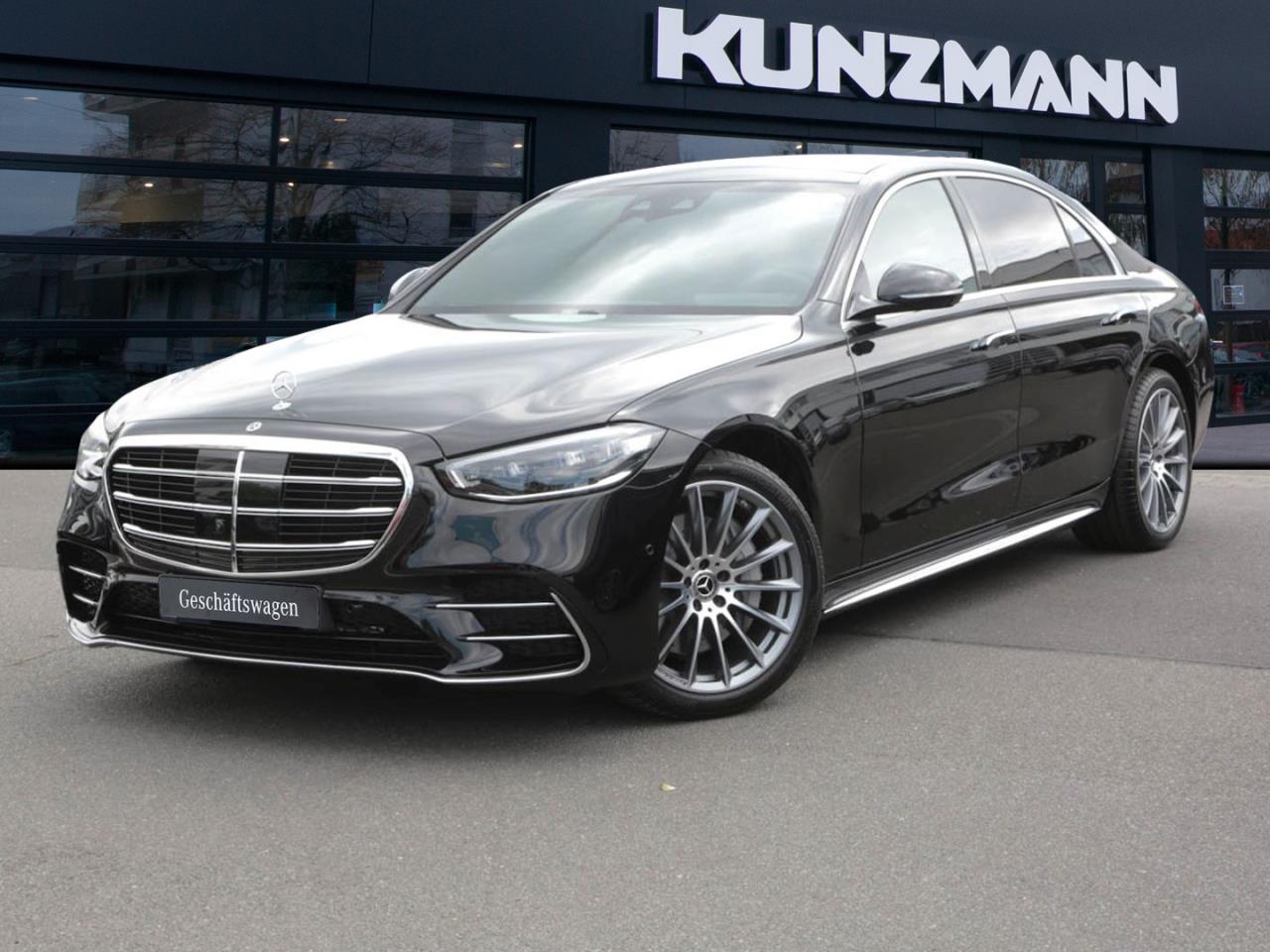 Mercedes-Benz S-Klasse S 450 d 4MATIC Limousine lang Limousine obsidianschwarz