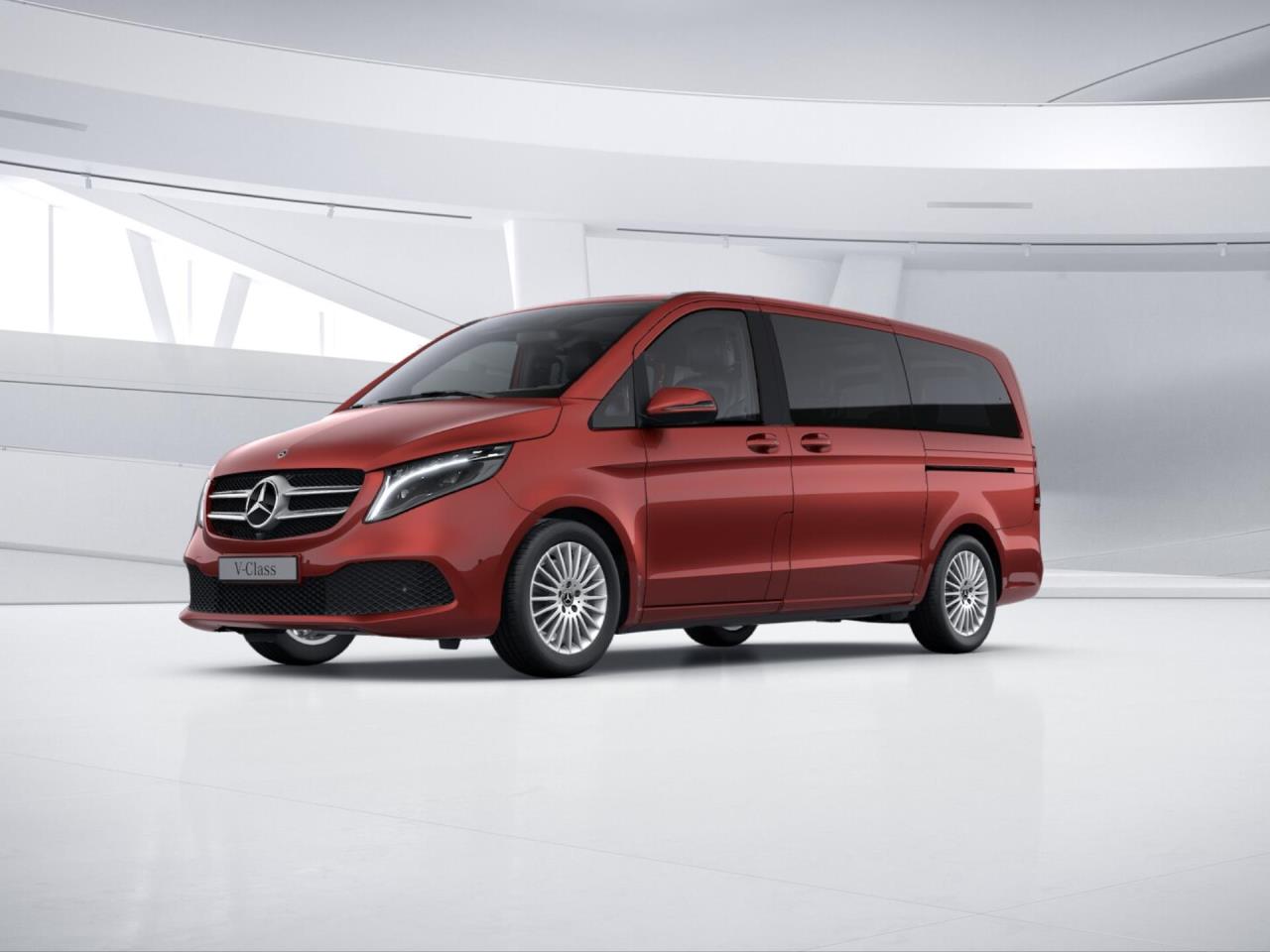 Mercedes-Benz V-Klasse V 250 d Avantgarde Edition Lang Van / Kleinbus designo hyazinthrot