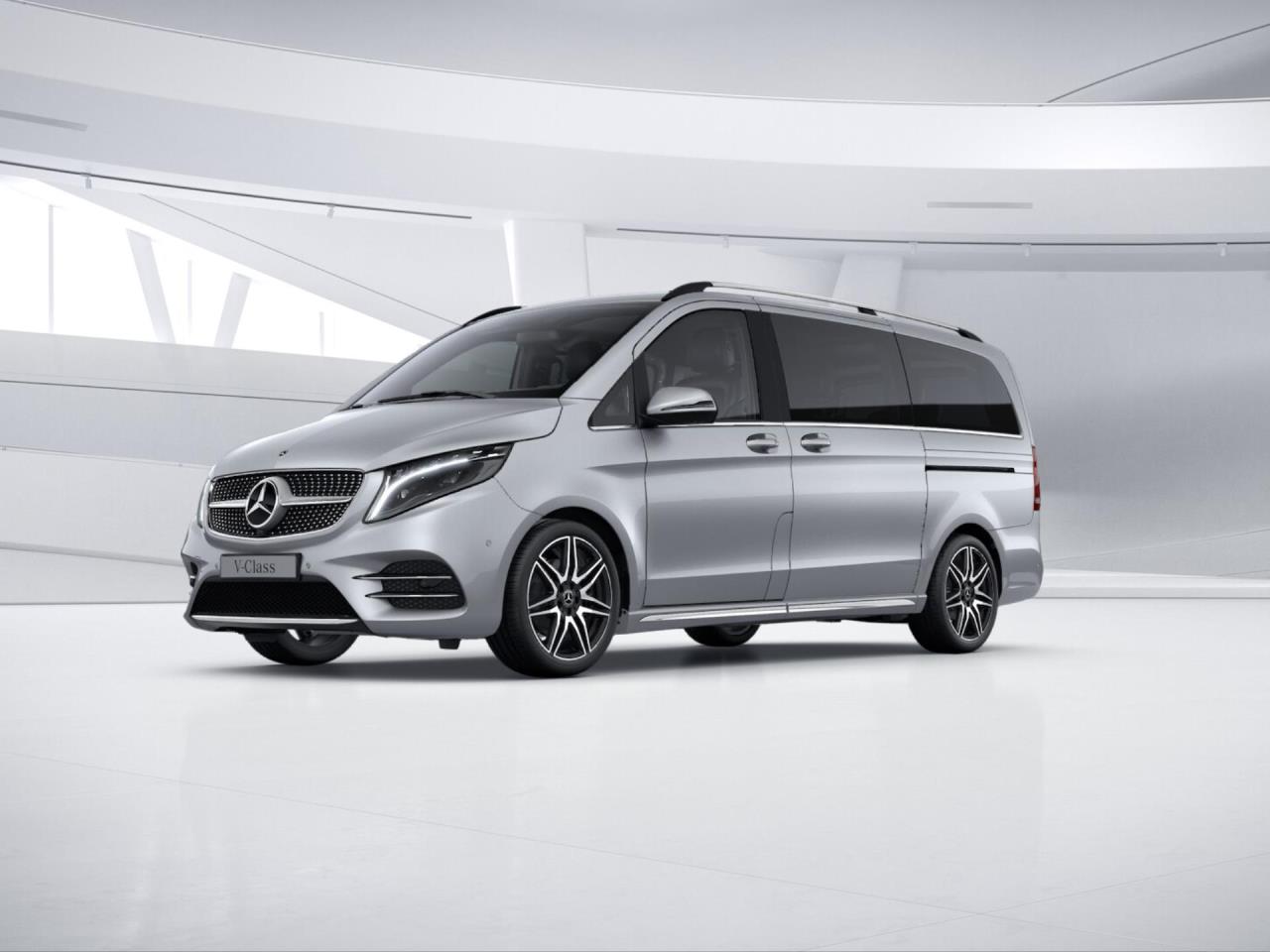 Mercedes-Benz V-Klasse V 300 d 4M Exclusive Edition lang Van / Kleinbus brillantsilber
