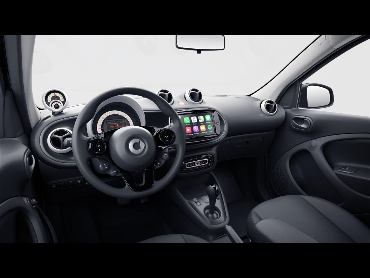 SMART EQ forfour Advanced-Paket Volldach Ladekabel-P