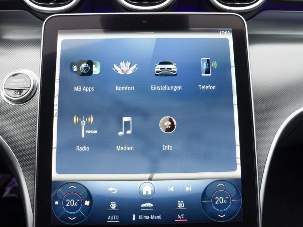 Mercedes-Benz C 220 d 4M T Avantgarde Distronic MBUX-Navi AHK
