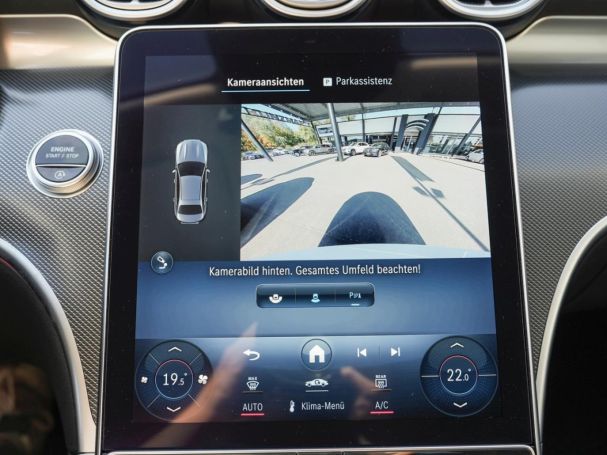 Mercedes-Benz C 220 d AMG MBUX-Navi AHK Kamera Klima Totwinkel