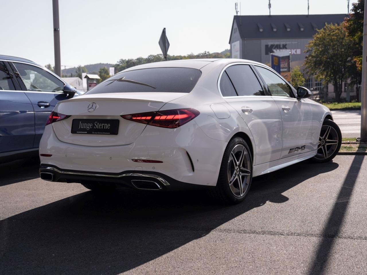 Mercedes-Benz C 220 d AMG MBUX-Navi AHK Kamera Klima Totwinkel