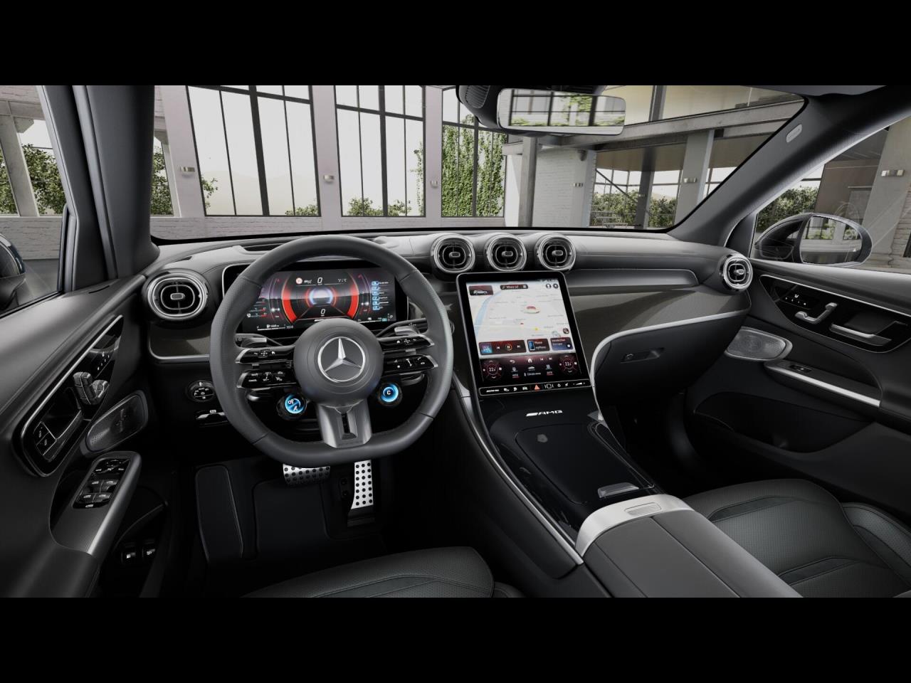Mercedes-Benz GLC 63 AMG S E PERFORMANCE Night Panorama HUD