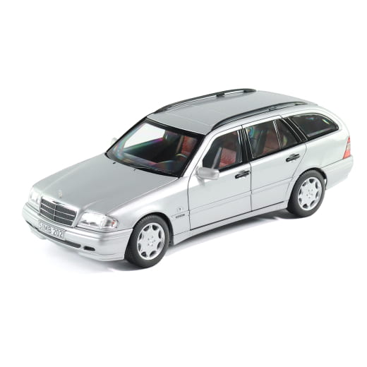 Coche miniatura 1:18 C 200 S202 T-Modell plata original Mercedes-Benz | B66040705