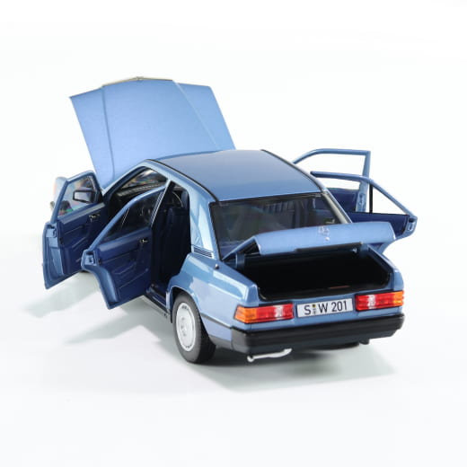 Coche de modelismo 1:18 190 E W201 azul diamante | B66040661