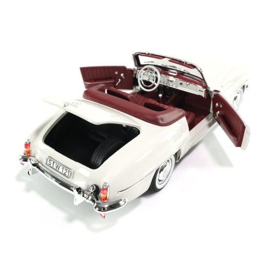 Coche a escala 1:18 190 SL Roadster W121 1954-1963 blanco grisáceo Original Mercedes-Benz | B66040710