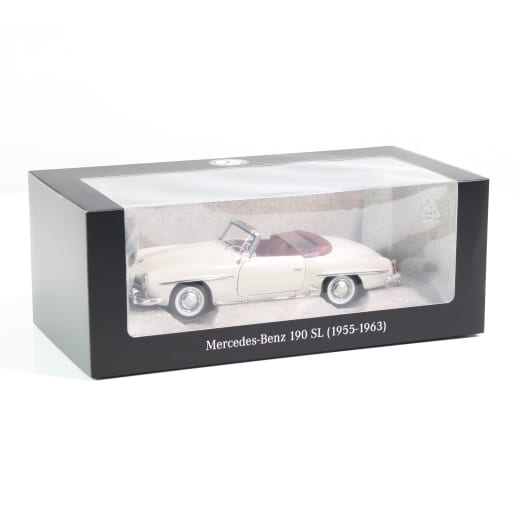 Coche a escala 1:18 190 SL Roadster W121 1954-1963 blanco grisáceo Original Mercedes-Benz | B66040710