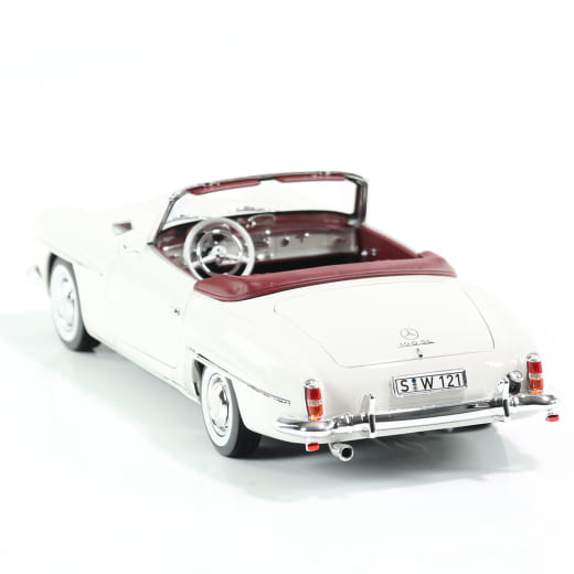 Coche a escala 1:18 190 SL Roadster W121 1954-1963 blanco grisáceo Original Mercedes-Benz | B66040710