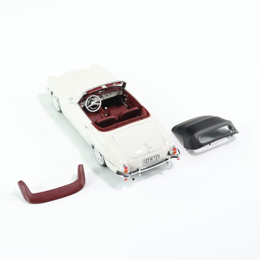 Coche a escala 1:18 190 SL Roadster W121 1954-1963 blanco grisáceo Original Mercedes-Benz | B66040710