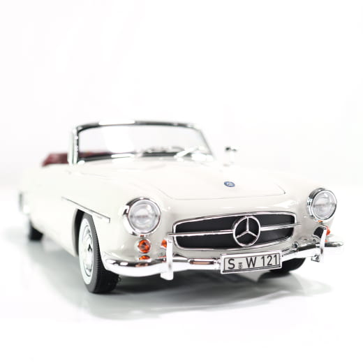 Coche a escala 1:18 190 SL Roadster W121 1954-1963 blanco grisáceo Original Mercedes-Benz | B66040710