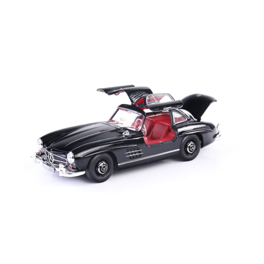 Coche de juguete 1:18 300 SL Coupé W198 negro Original Mercedes-Benz | B66040722