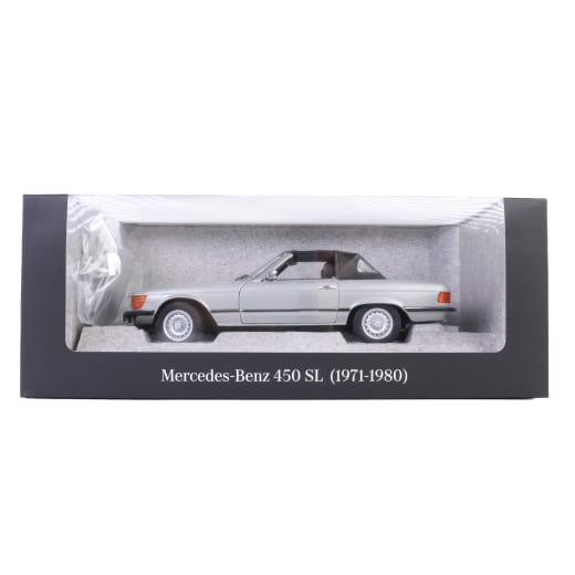 Coche de juguete a escala 1:18 450 SL R107 Plata astral Original Mercedes-Benz | B66040716