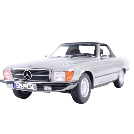 Coche de juguete a escala 1:18 450 SL R107 Plata astral Original Mercedes-Benz | B66040716